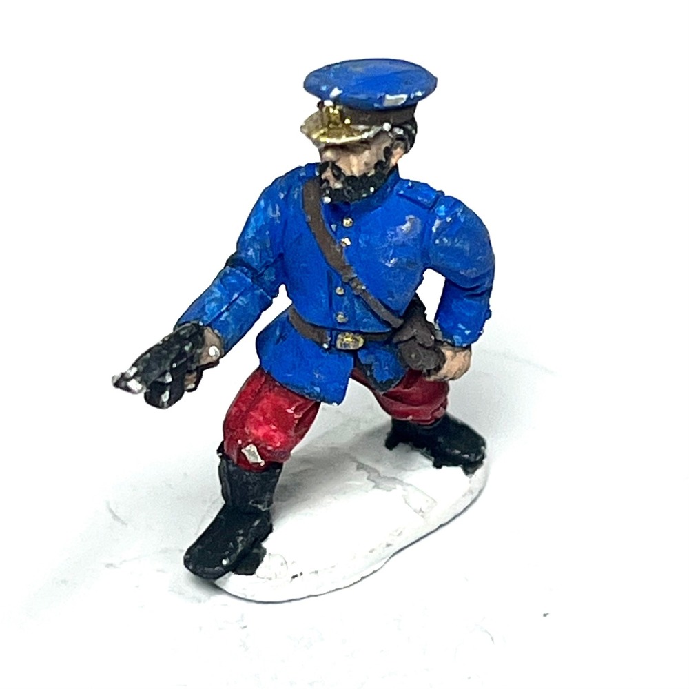 RAFM Call of Cthulhu 2911a The Soldier Pistol Drawn Metal Mini Painted